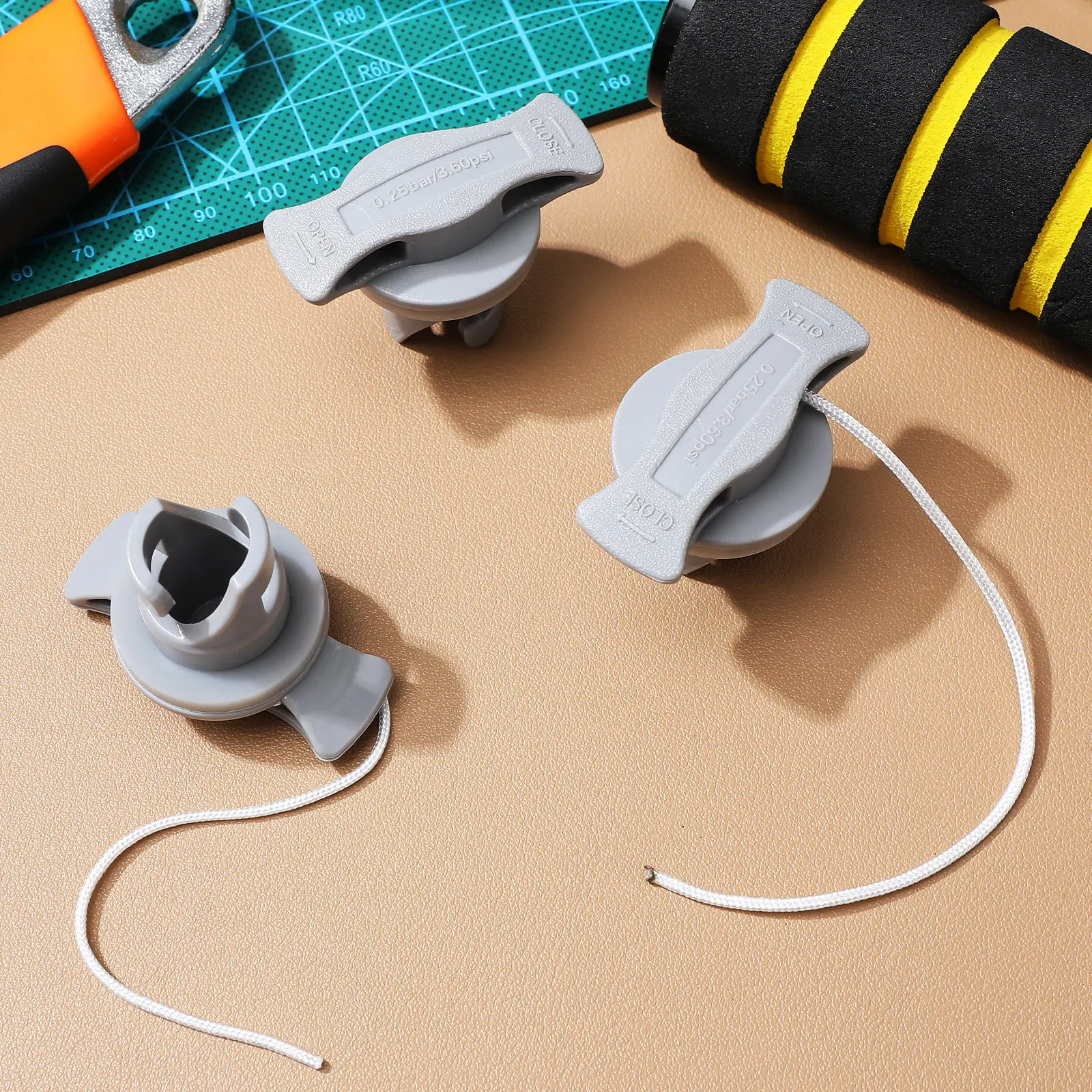 4Pcs Kayak Inflatable Boat Air Caps Portable Air Valve Covers Replacement Accessories for Canoe Paddle Board Parts