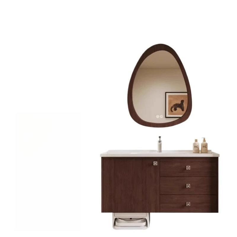 

Medieval style bathroom cabinet ceramic integrated basin washbasin toilet hand washbasin cabinet combination