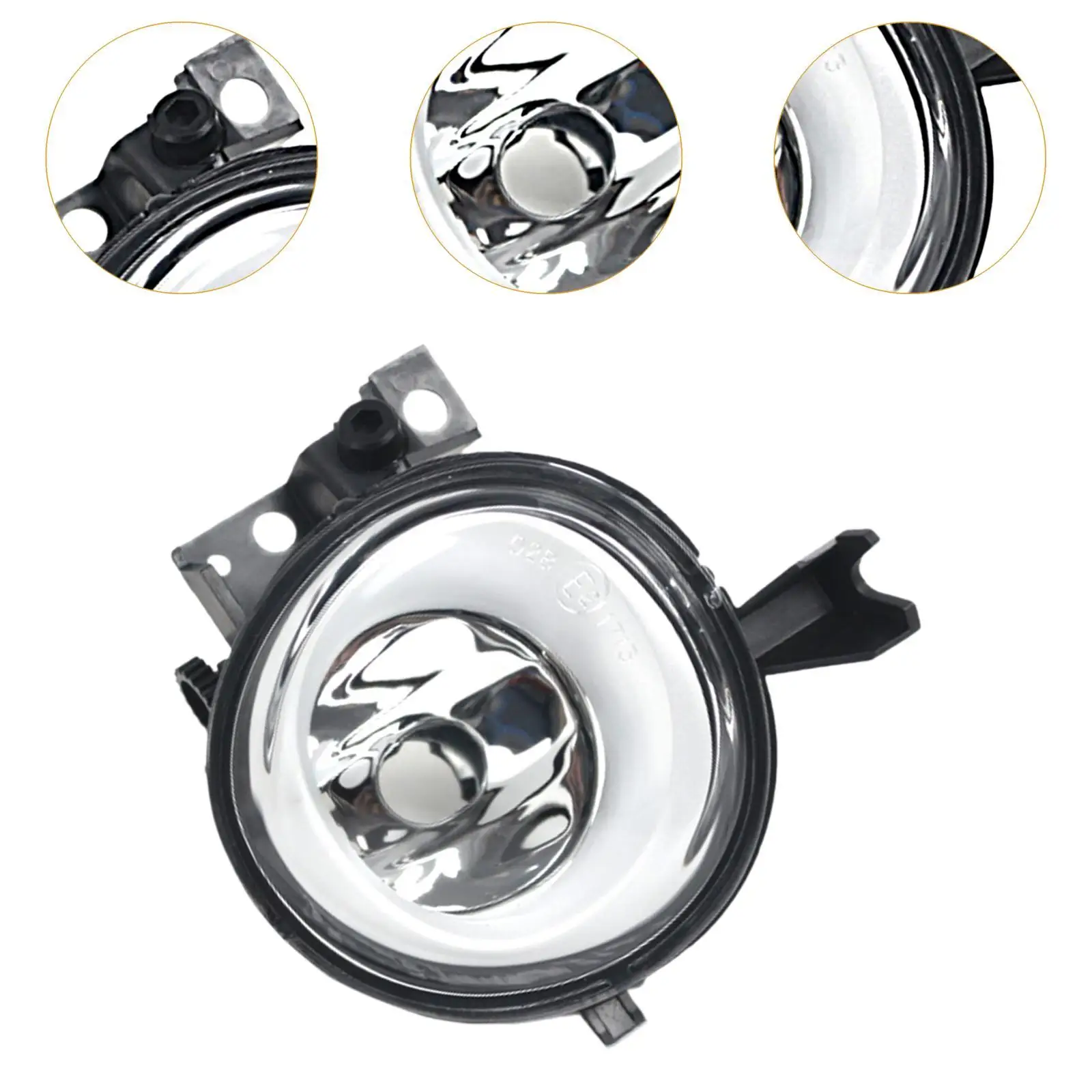 سيارة الضباب الخفيف استبدال الأسود الجانب الأيسر مصباح ملحق عالية الأداء لشركة فولكس فاجن طوارق بورش كايين 955 #5