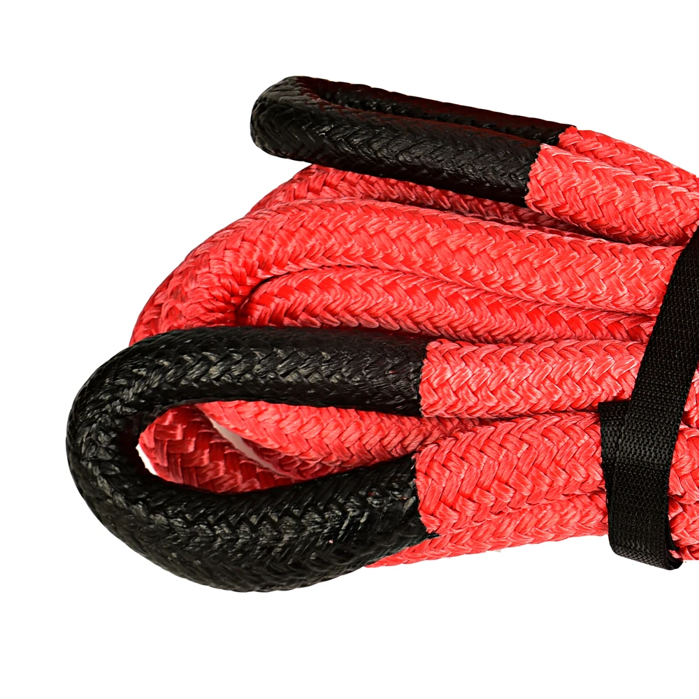 22mm x 6m Recovery Tow Rope 12000kg/26400lb Breaking Strength,  Nylon kinetic recovery rope for ATV, UTV, Truck