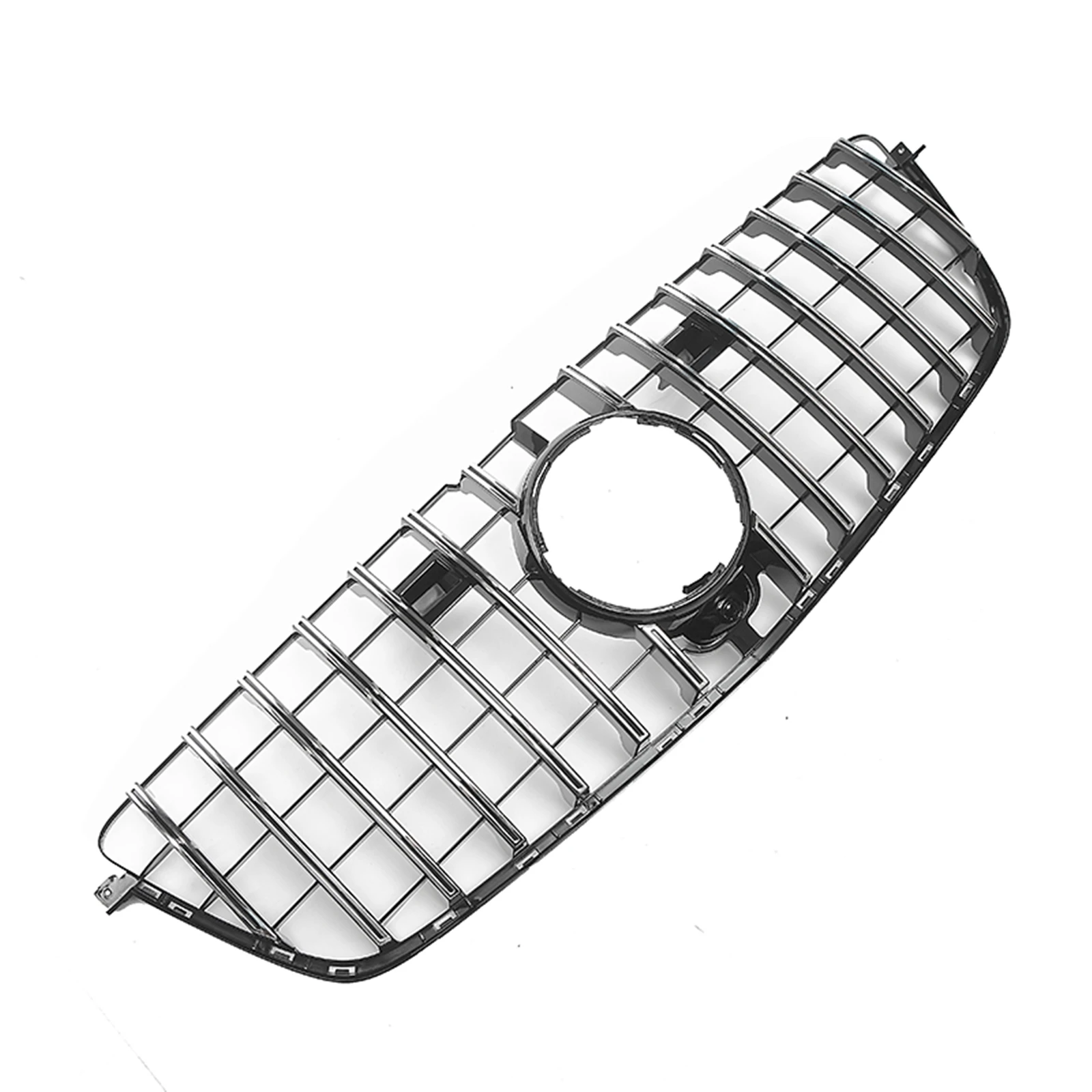 Grill samochodowy przedni Grill z siatką na zderzak kamery do Mercedes Benz X166 GL Class GL500 GL550 GL63 2013-2015