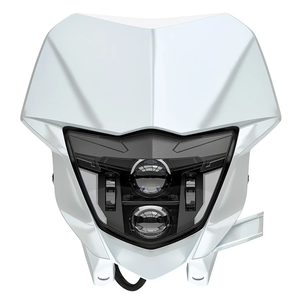 E24 LED Koplamp Koplamp Voor Yamaha WR450F WR250F WR450 250F 2014-2024 2025 Motorfiets Head Light lamp W/DRL Masker Kuip