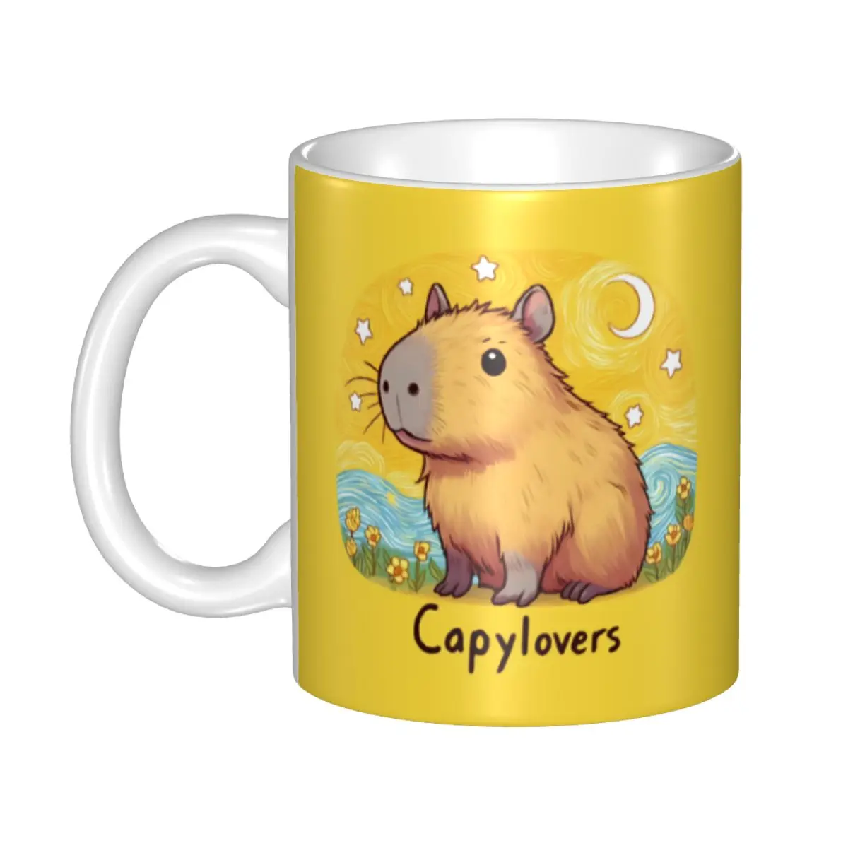

Custom DIY Capybara Ceramic Mugs Coffee Cup Creative Gift