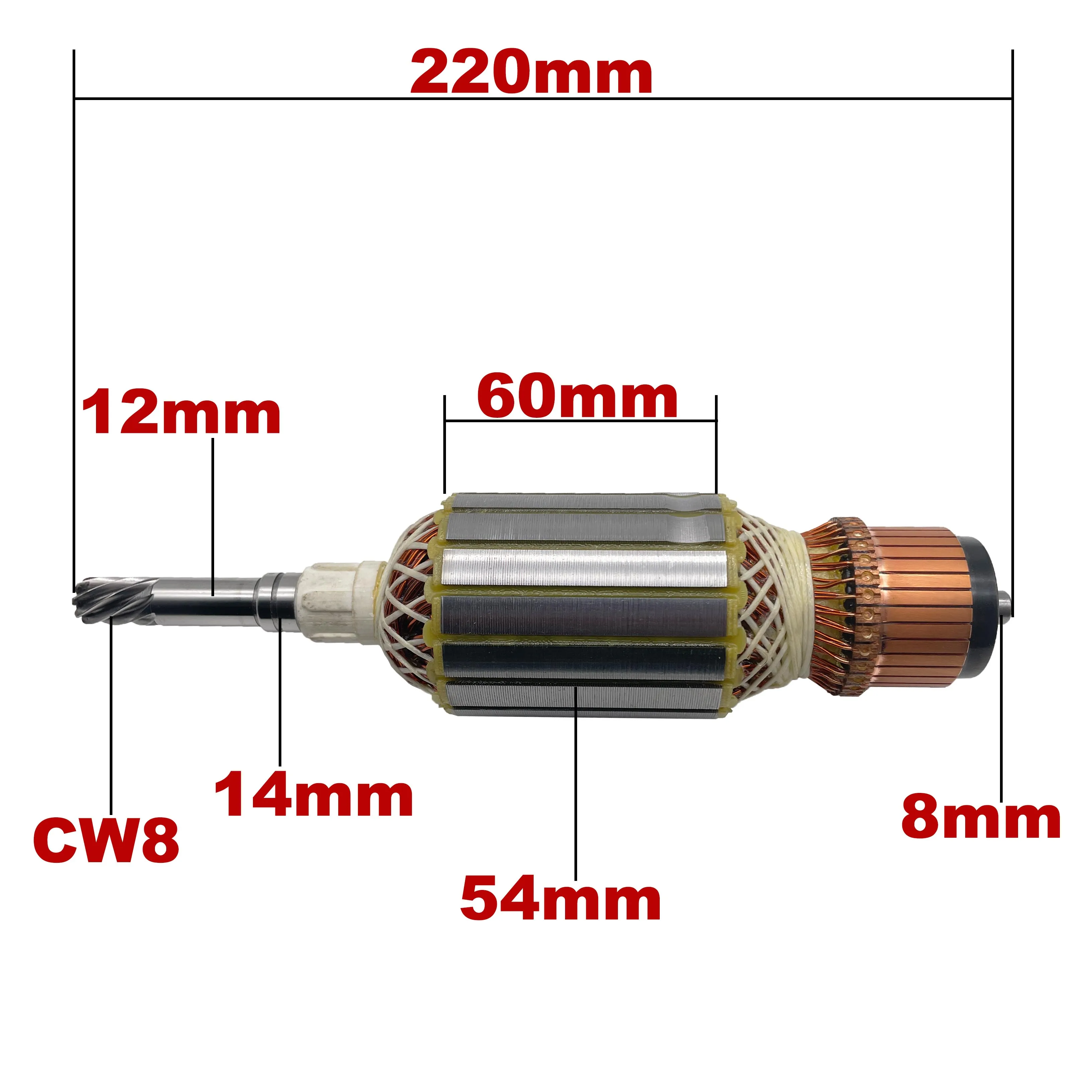 AC220V-240V Armature Rotor Anchor Replacement for Hilti Drill DD200