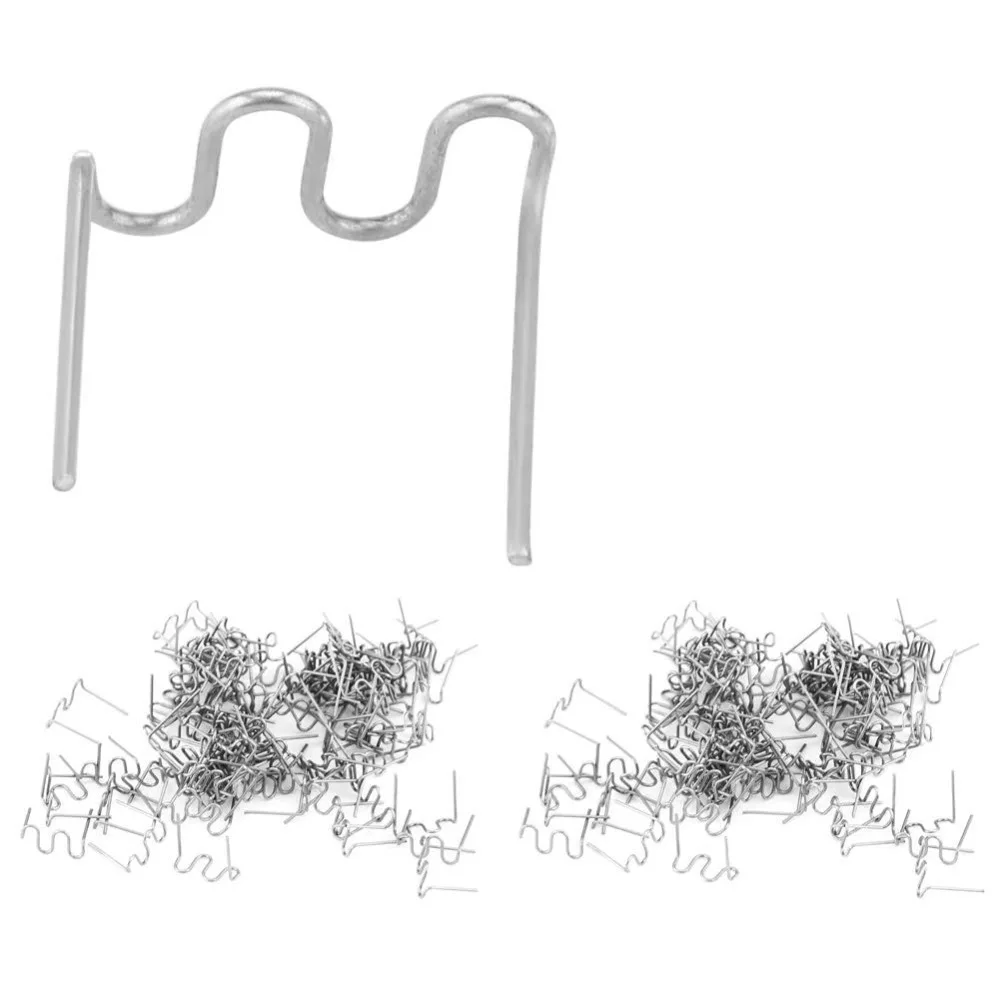 

200 шт. Фигурные сварочные скобы, Keenso, автомобильный ремонт бампера, предварительно вырезанный кузов, пластиковые сварочные скобы, набор инструментов для ремонта, 3 типа Av