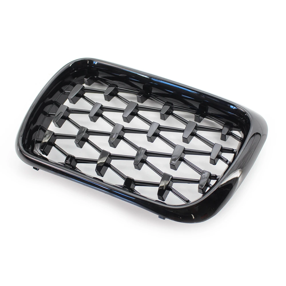 Una coppia Diamond Star Style Grill Car Front rene Grille per BMW E36 serie 3 318I 323I 328I M3 1997-1999 accessori per lo Styling dell'auto