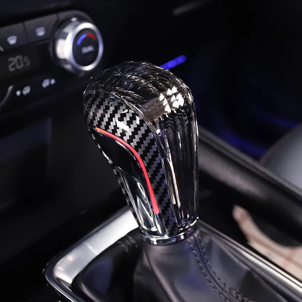 

For Mazda 2 3 CX-30 CX-5 CX-4 CX-8 Axela Artez Crystal Gear Shift Knob with LED Atmoshphere Light Left Hand Steering