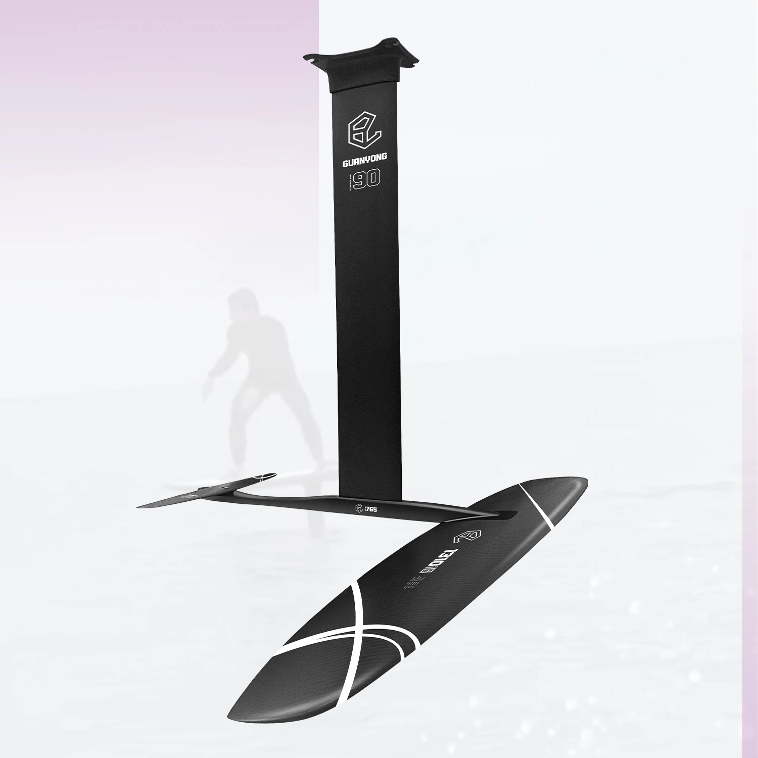 Beginner Foil GY1310 Hydrofoil Carbon Fiber Large 2100sqcm Waterplay Surfing Motorized E Foil Surfboard Hydrofoil Set Pump Foils