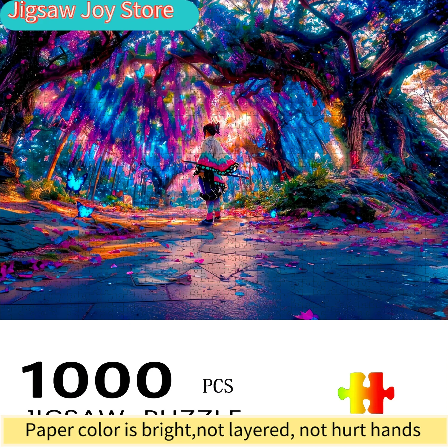 

Аниме-пазл для взрослых и всей семьи - большая коробка с сложной головоломкой, для самостоятельного декора дома, на Рождество