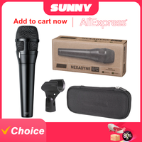 Nexadyne 8/C Cardioid Dynamic Vocal Microphone for Professional Performance  Dual-engine Design for Stage
