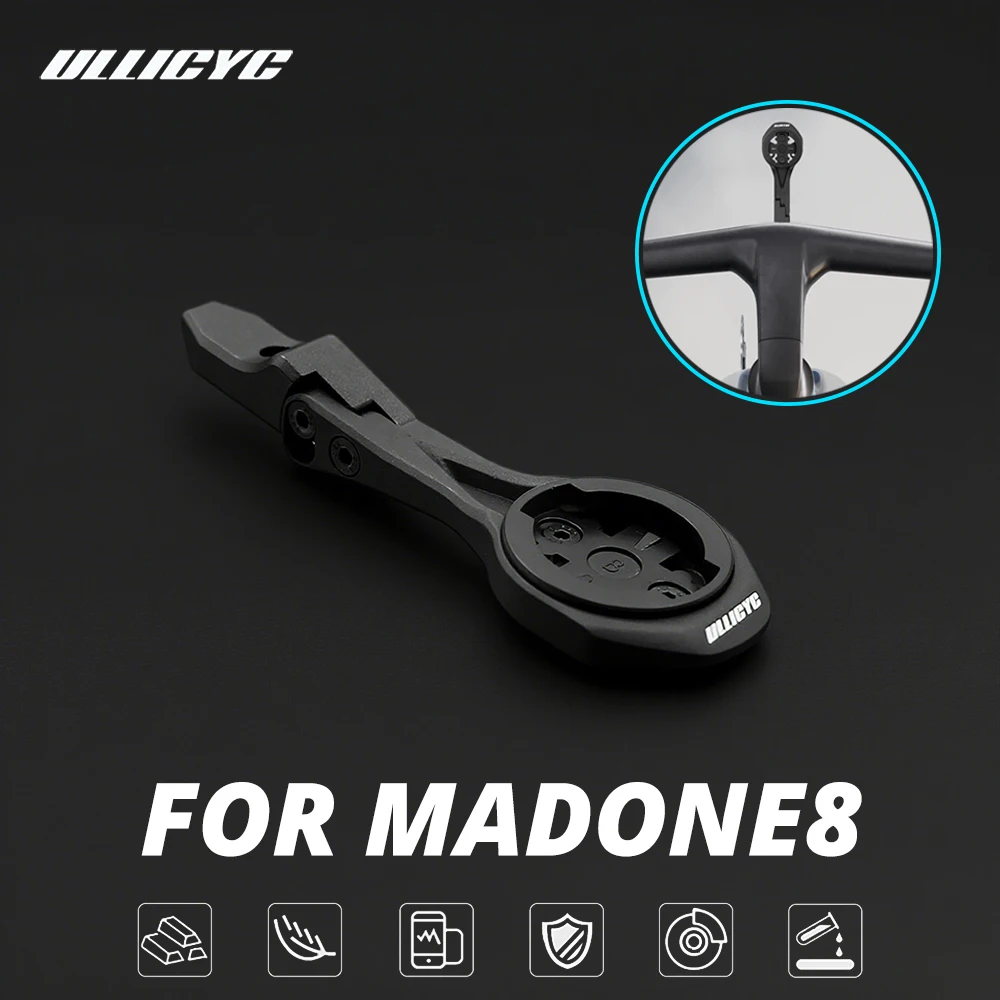 

ULLICYC For Madone8 SLR GEN8 Integrated Handlebar Computer Mount Compatible With Gopro/GPS/Garmin/Bryton/Wahoo Aluminum Alloy
