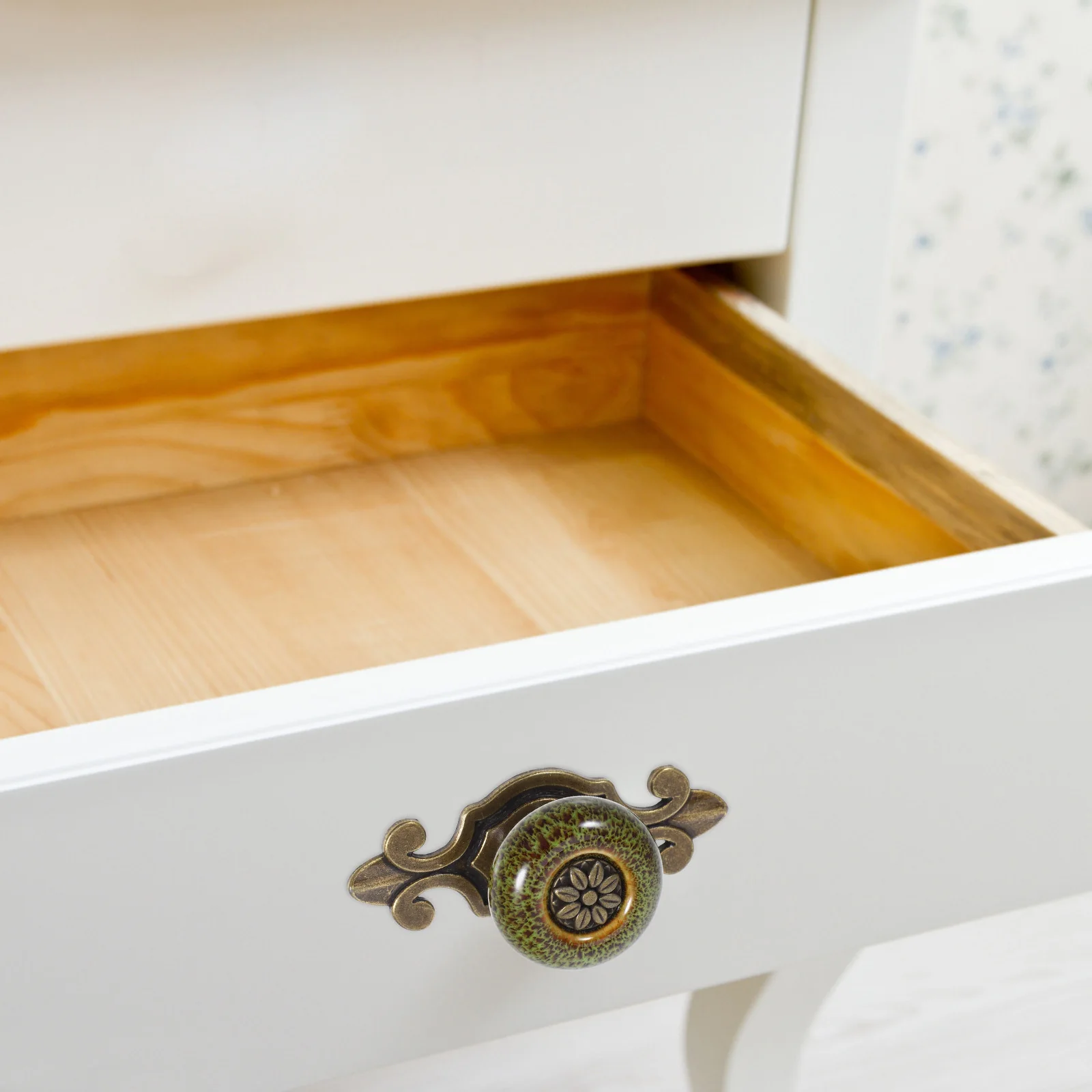 

10Pcs Unique Pumpkin Glass Cabinet Knobs Vintage Drawer Pulls Decorative Retro Furniture Hardware for Kitchen Wardrobe Dresser