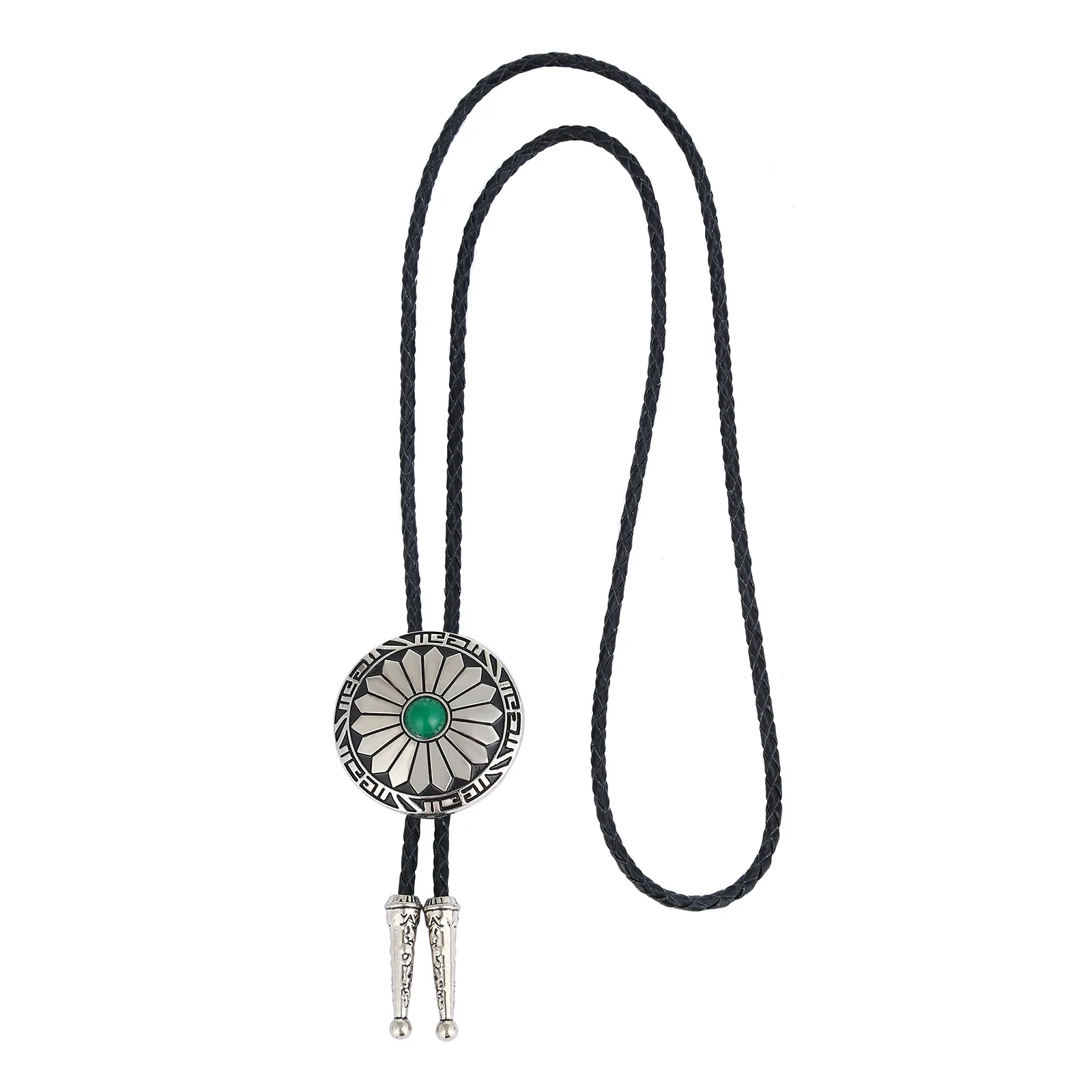 Green Natural Stone Bolo Ties Bowtie Sweater Chain Vintage Fashion British Korean Men\'s Women\'s Suit Shirt Accessories Gifts Tie