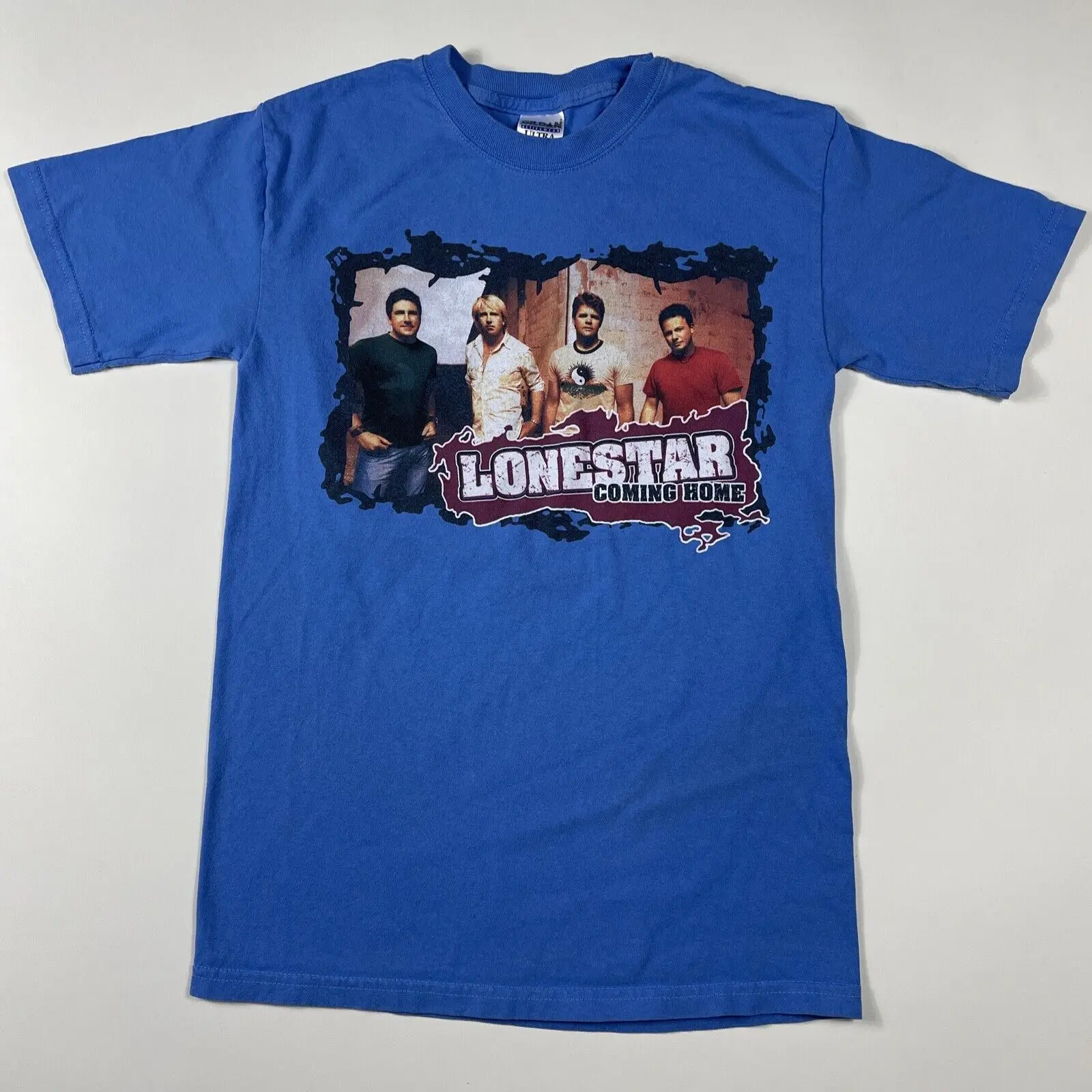 Lonestar Coming Home Tour T Shirt Small Blue 2000S Y2K