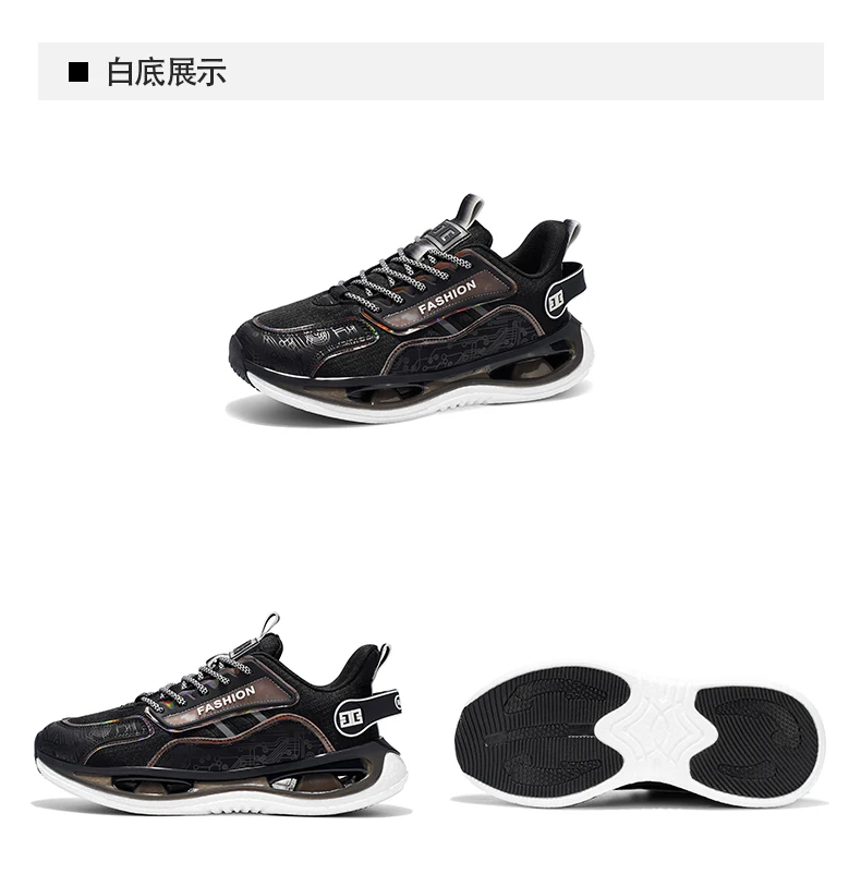 Herren Stoßdämpfende Leichte Freizeitschuhe Frühling Sommer Weichsohlige Atmungsaktive Outdoor-Renn-Laufschuhe Studenten-Speed-Sportschuhe – Detail 25