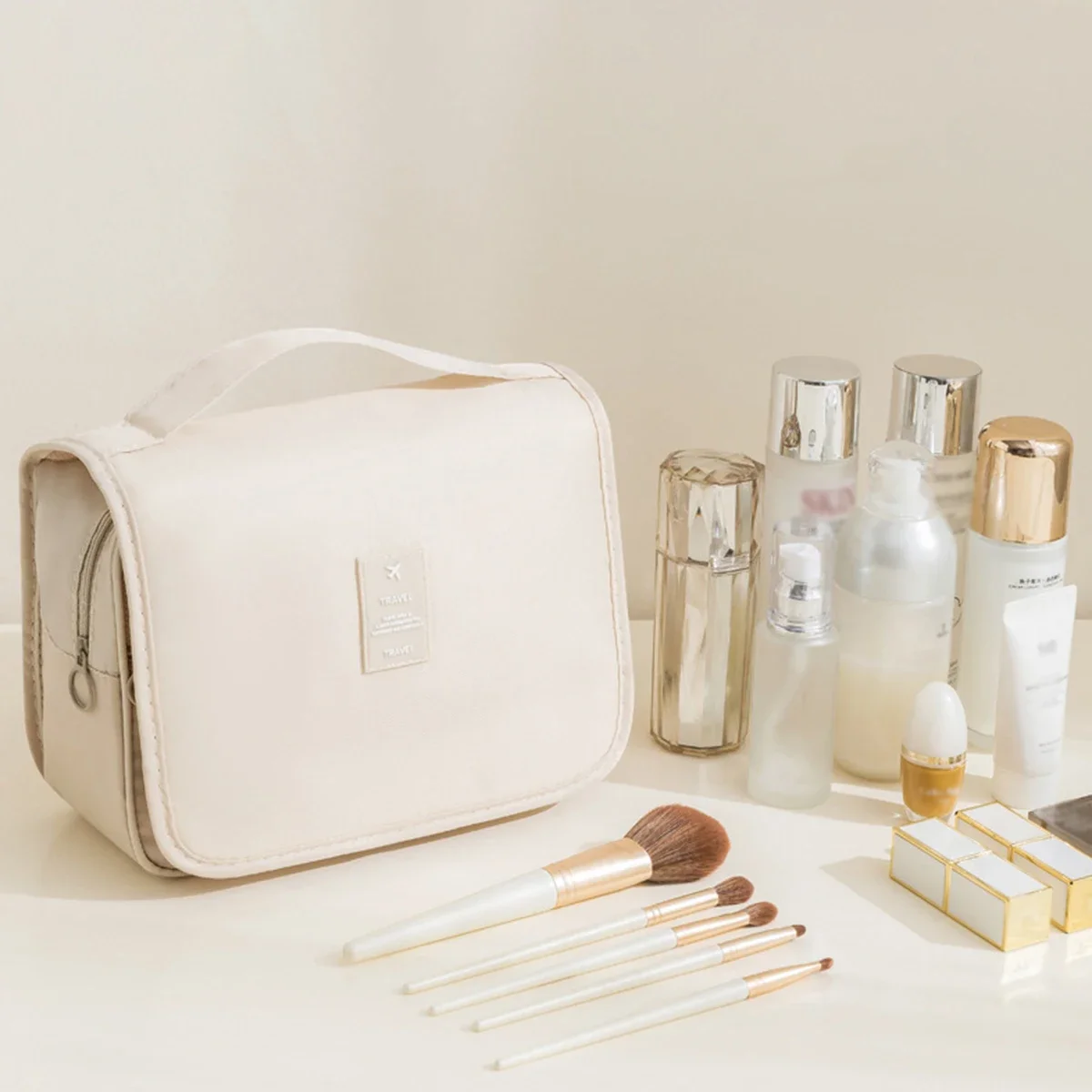 Wielofunkcyjna torba podróżna z przegrodą na suche i mokre rzeczy, torba do przechowywania i kosmetyków do noszenia w ręce, jeden zestaw