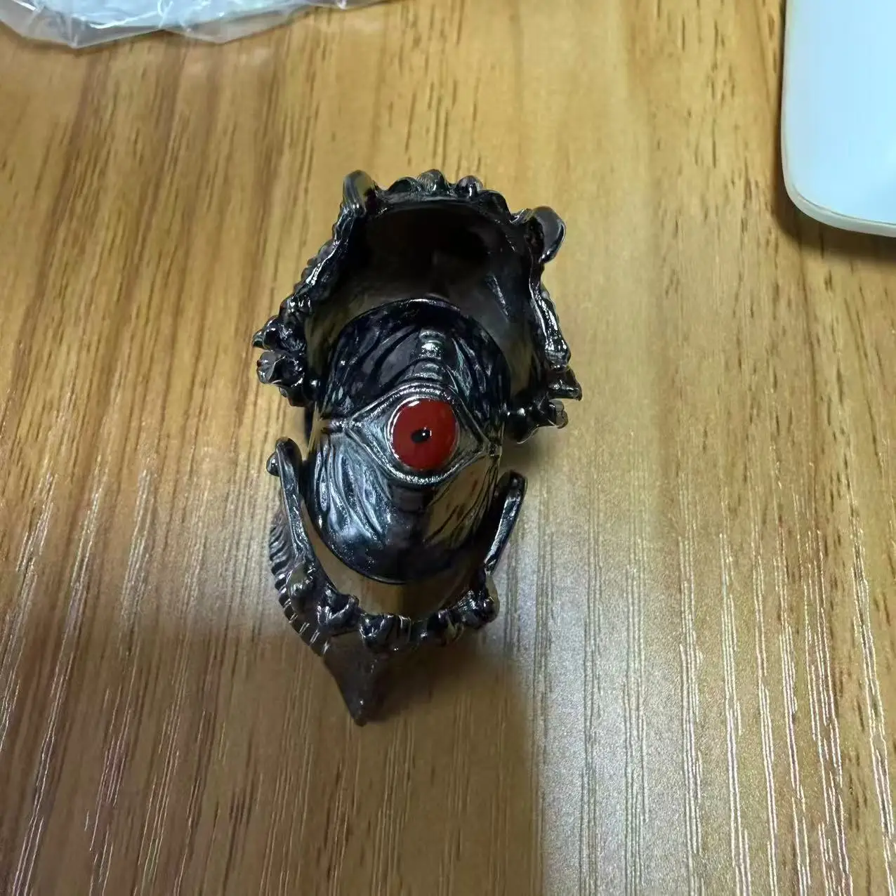 Retro Devouring Eye Open Joint Ring Movable Punk Armor Element Finger Ring For Women Men