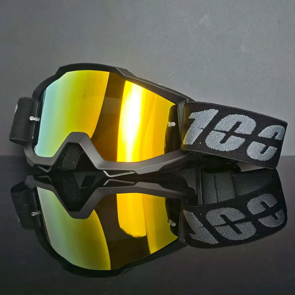 Universele motorcrossbril met premium PC-lens, anti-zand en windbestendig, motorbril