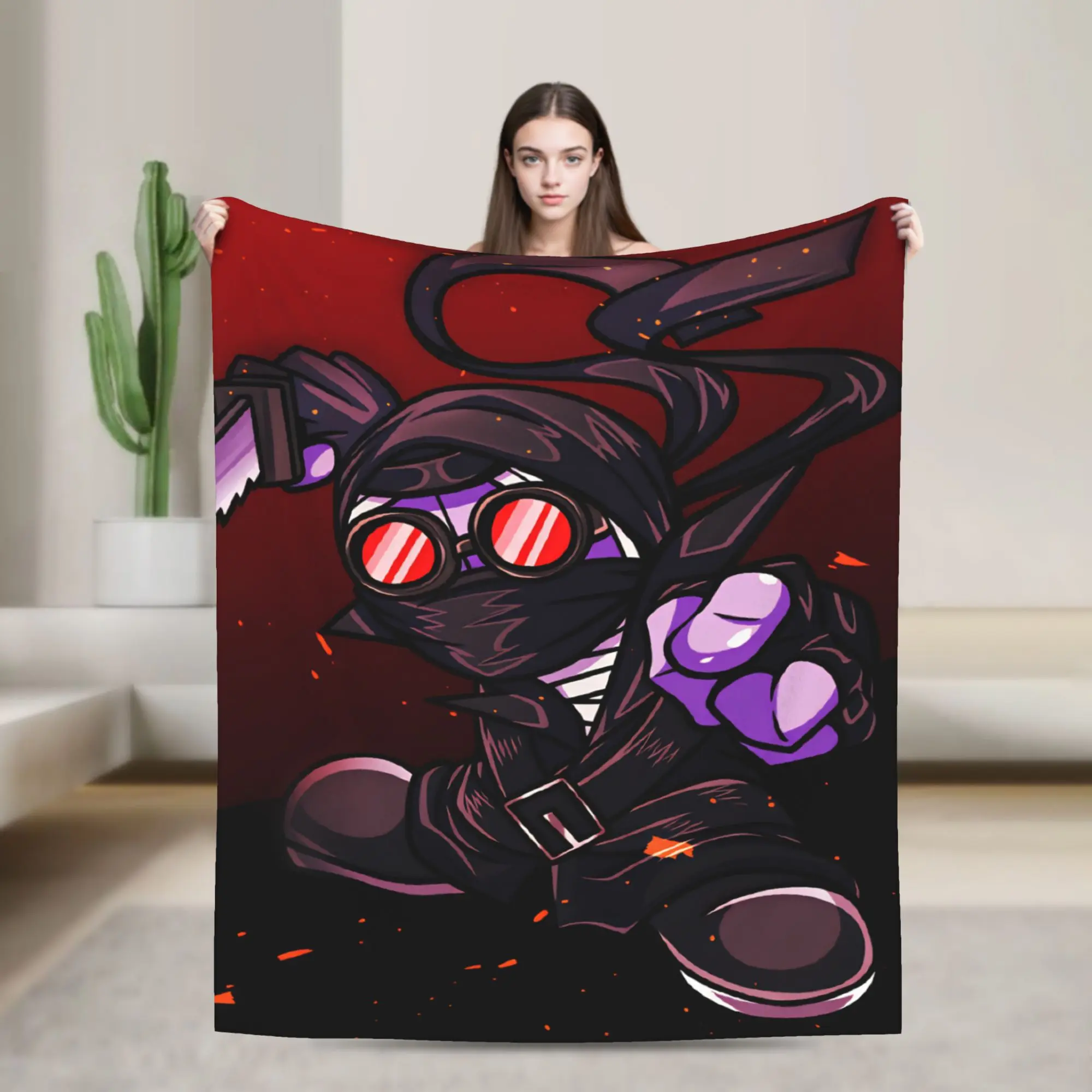 Warm Soft Blanket Decorative MADNESS COMBAT Throw Blanket  Flannel Bedspread For Couch Bed Print Sofa Bed Cover
