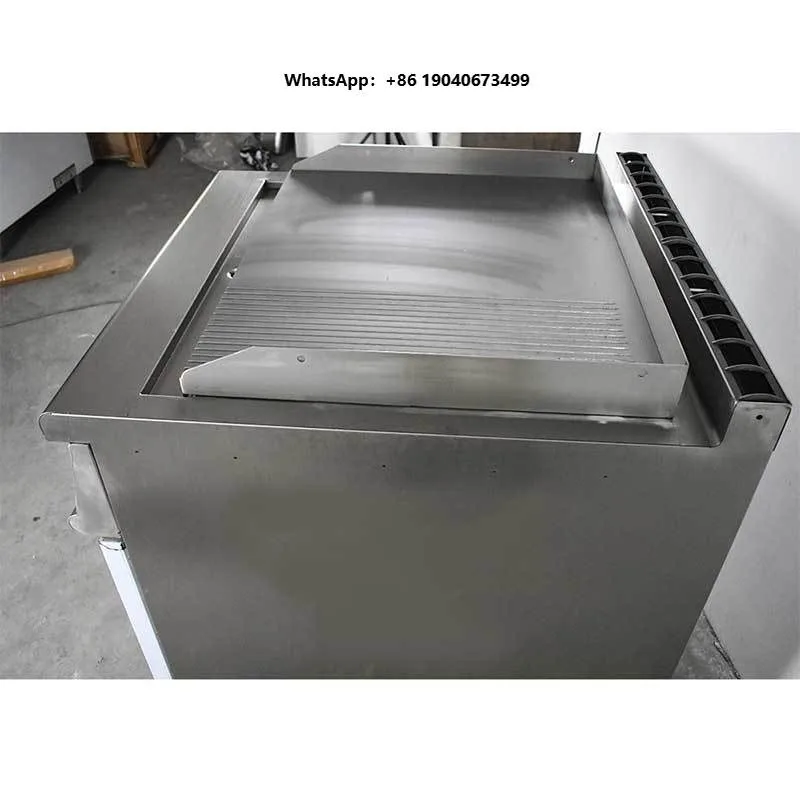 Commercial Electric Gas Griddle Station 304 Stainless Steel Large Iron Hotplate Griddle for BBQ Grills XH