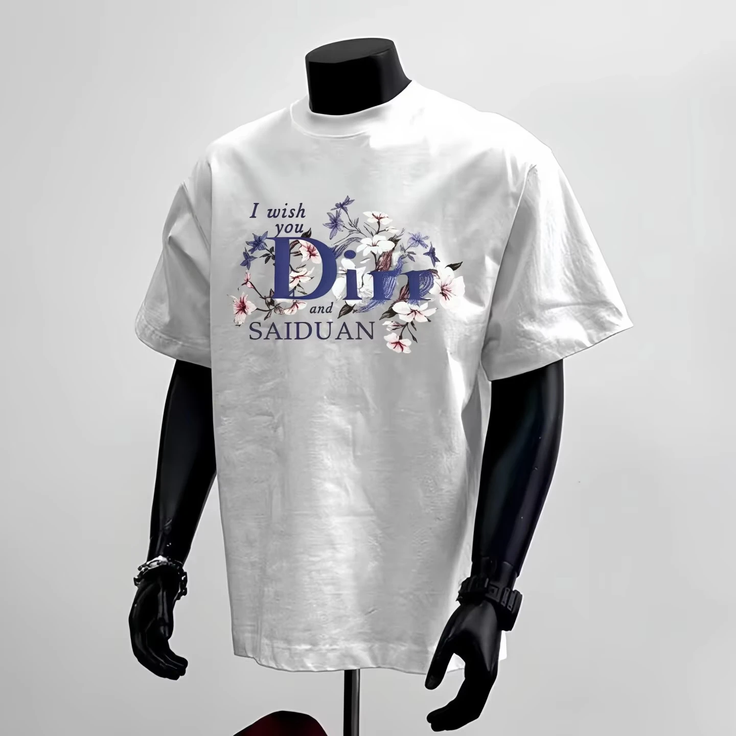 2026 Best-selling American street fashion short-sleeved fashionable and casual, loose-fitting, suitable for parents and children