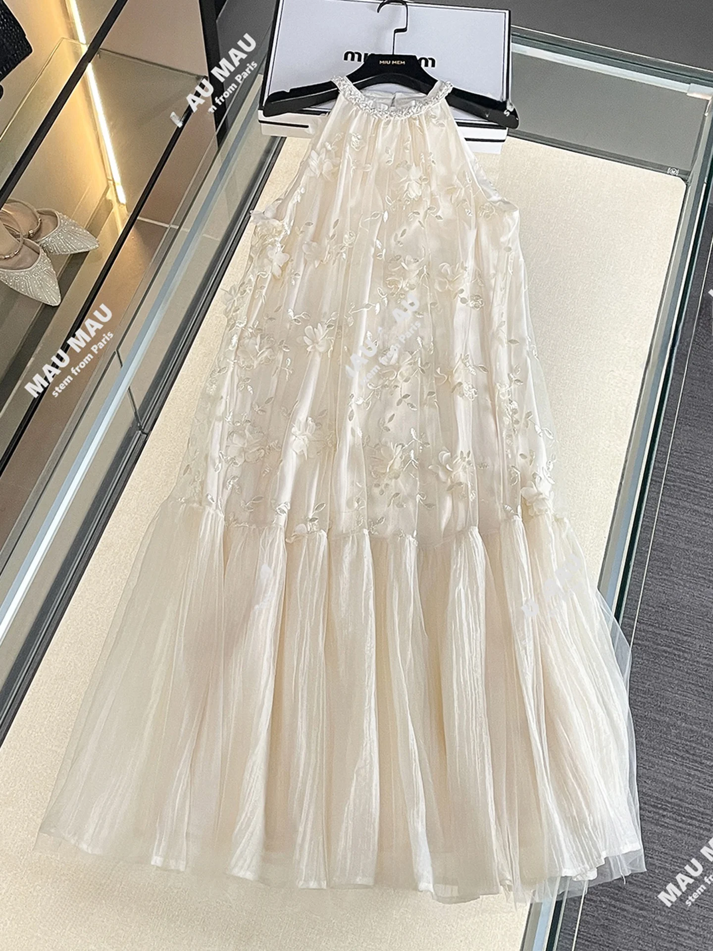 Ele Long-Line bestickte Me Neline Weste Dr South Oil High-End Damen Sommer Faion Pendeln Einfache Sle l...