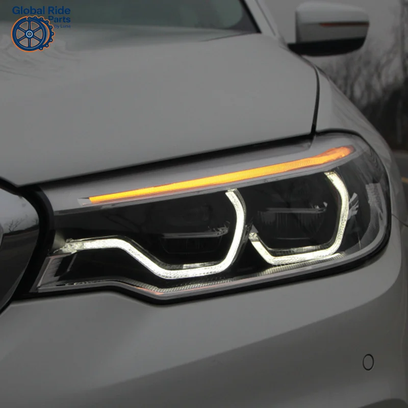 

Подходит для BMW 5 G38 в сборе 18-20, модель 5, модифицированная высококачественная светодиодная фара с ложкой G38