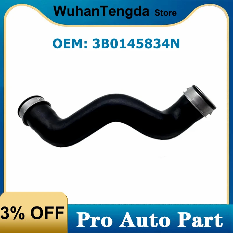 

3B0145834N Turbo Intercooler Turbo Radiator Coolant Hose for VW Passat B5 Skoda Superb 3B0 145 834N