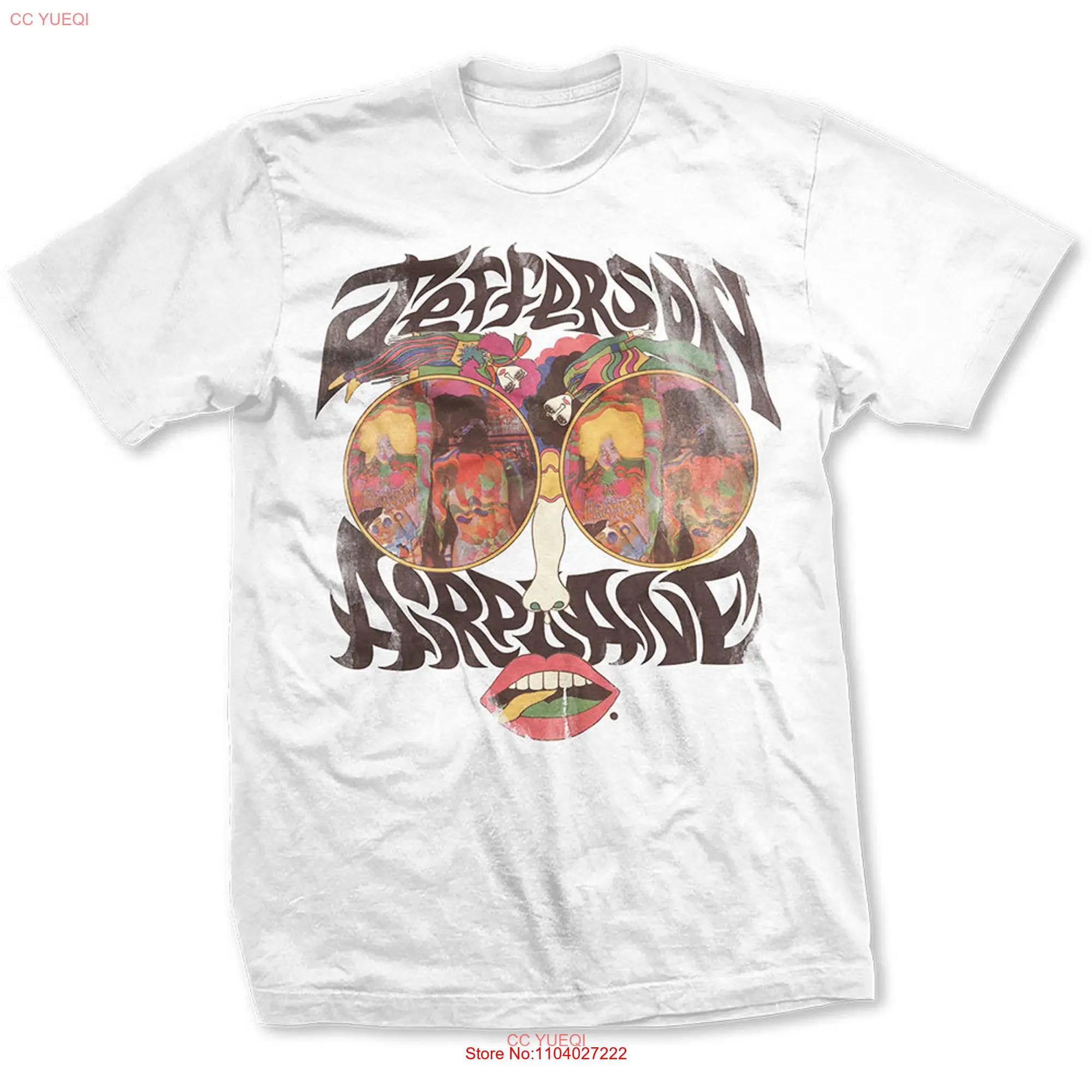 Jefferson Airplane Lips T Shirt long or short sleeves