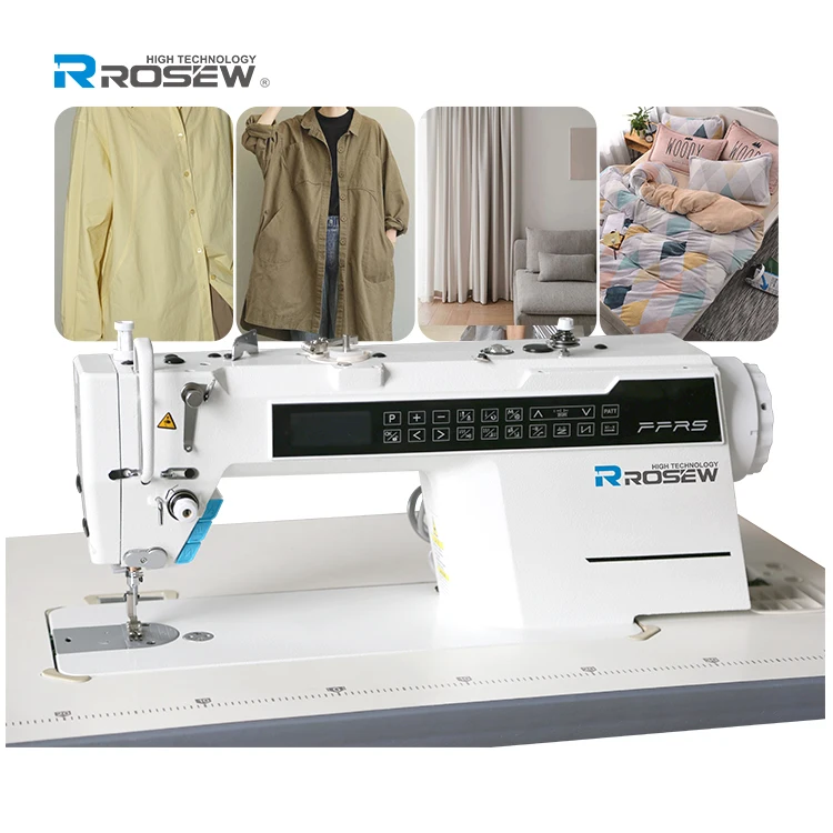 

R8X Computerized Single Needle pattern stitch shirt sewing industrial Lockstitch Sewing Machine