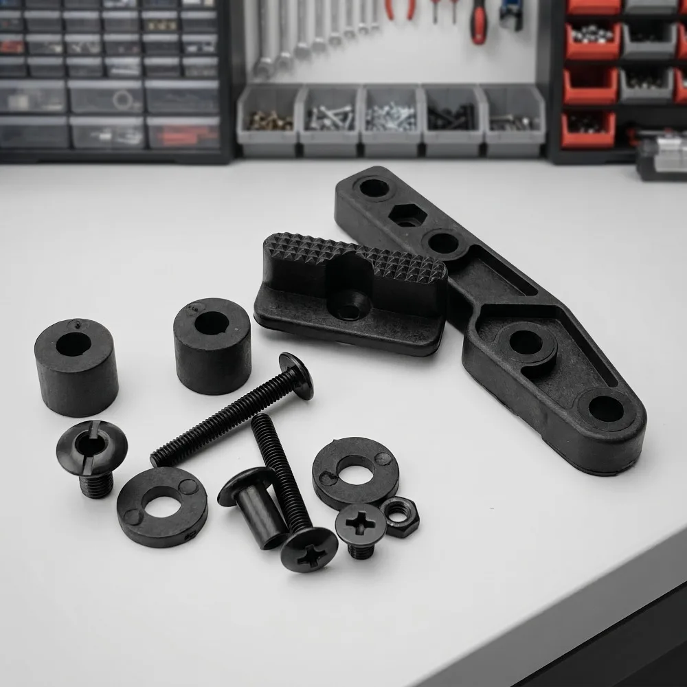 Complete Kydex Knife Sheath Kit Adjustable Back Clip Full Hardware Screws Spacers for Fixed Blade Hunting Camping Knives