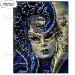 5D Mask woman Diamond Painting Full Round square Drill Mosaic Diamond Embroidery Cross Stitch Kits Home Decor Christmas Gift