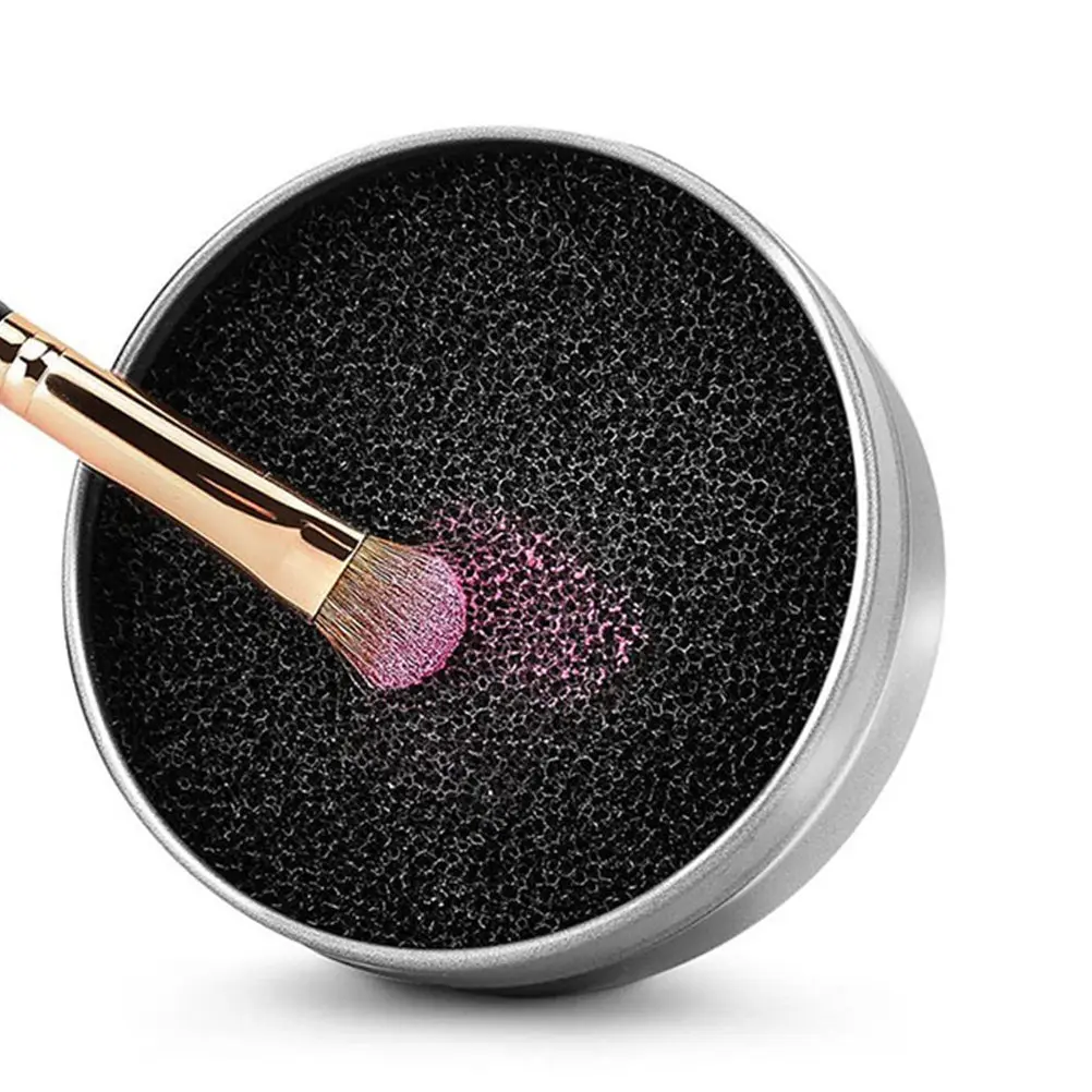 5 Sets Makeup Brush Cleaner with Activated Carbon Sponge – Quick Eyeshadow Residue Removal, Travel-Friendly