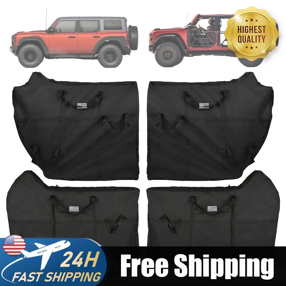 

Комплект из 4 органайзеров для дверей (передних и задних) для Ford Bronco 4-дверный 2021-2025 гг.