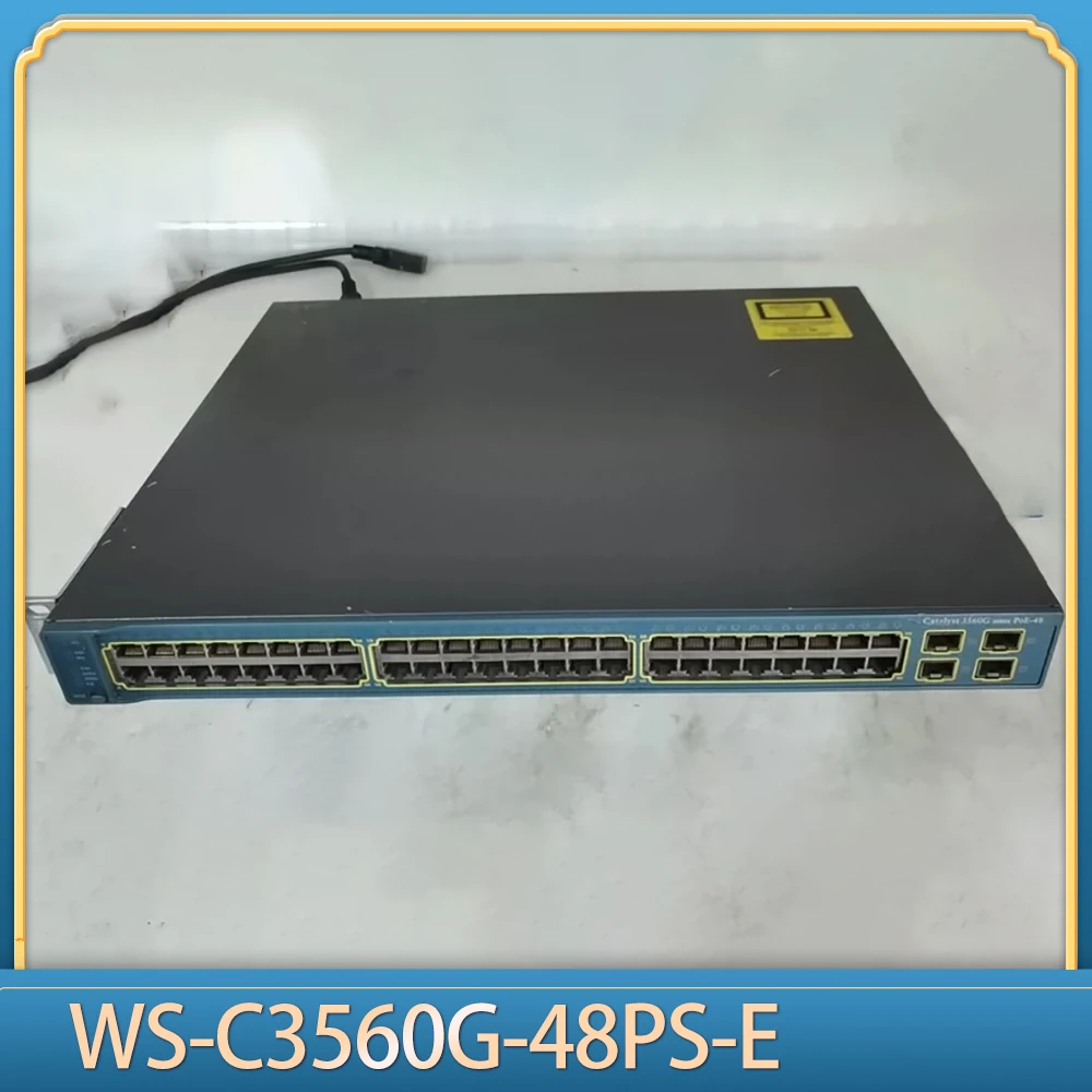 48-Port Full Gigabit POE Power Supply Switch WS-C3560G-48PS-E
