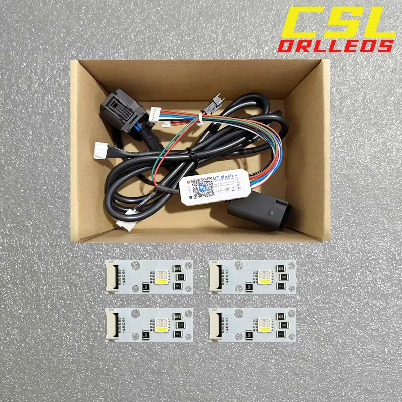 RGBW For BMW F32 F33 F36 4 series F82 M4 Pre LCI RGB multicolor LED Boards DRL Module daytime running lights 2013-2016