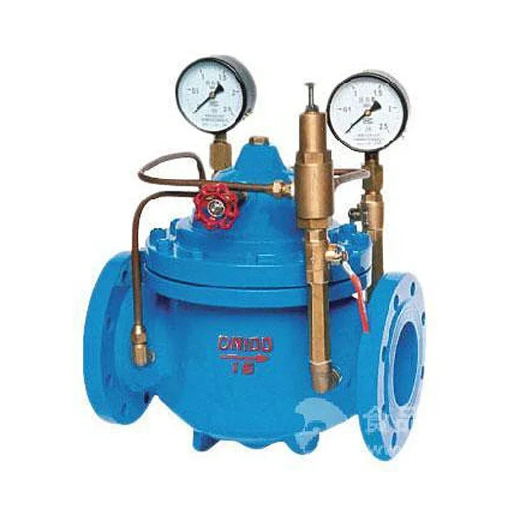 TF 900X emergency shut-off valve fire pipeline ductile iron automatic emergency shut-off valve pressure reducing Relief valve