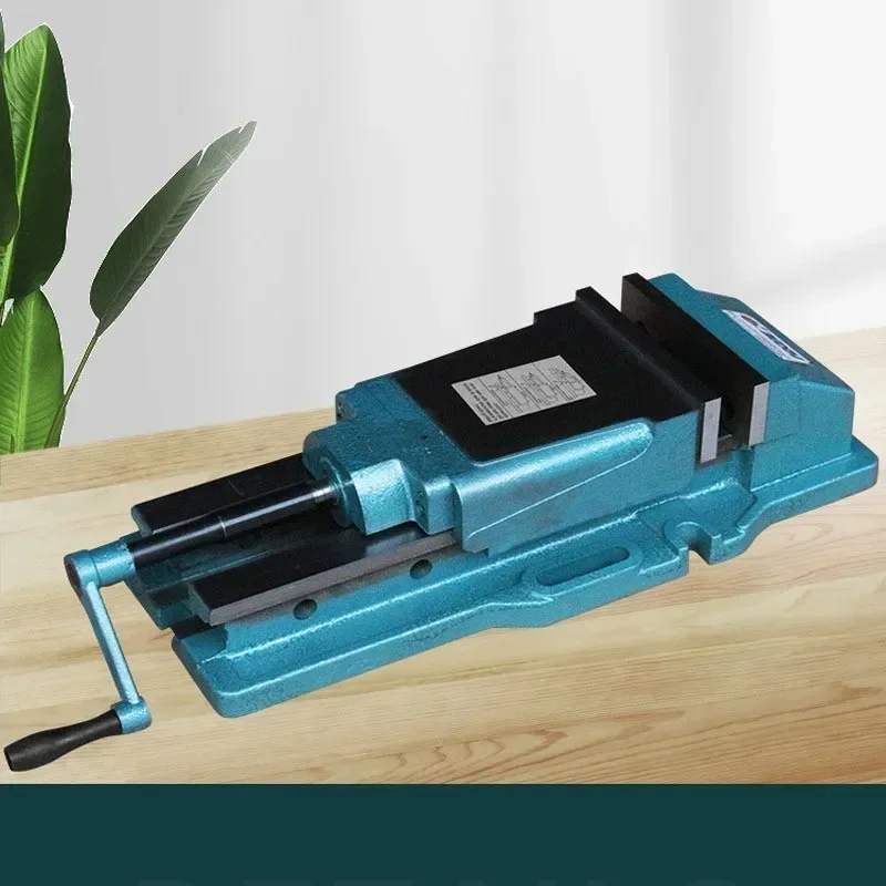 New Electric New 8-inch 6-inch Vise CNC Flat Jaw Vise Table Vise Milling Machine Powerful Hydraulic Fixture Precision Double For