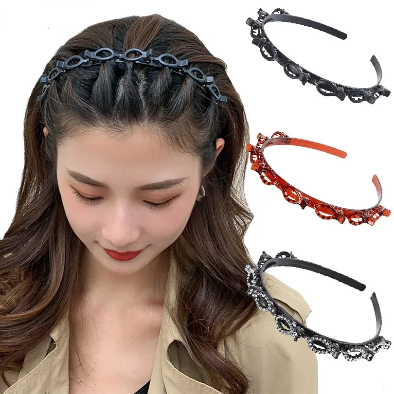 Unisex Alice Hairband Headband Men Women Sports Hair Band Hoop Metal Hoop Double Bangs Hairstyle Hairpin Hair Accessories New