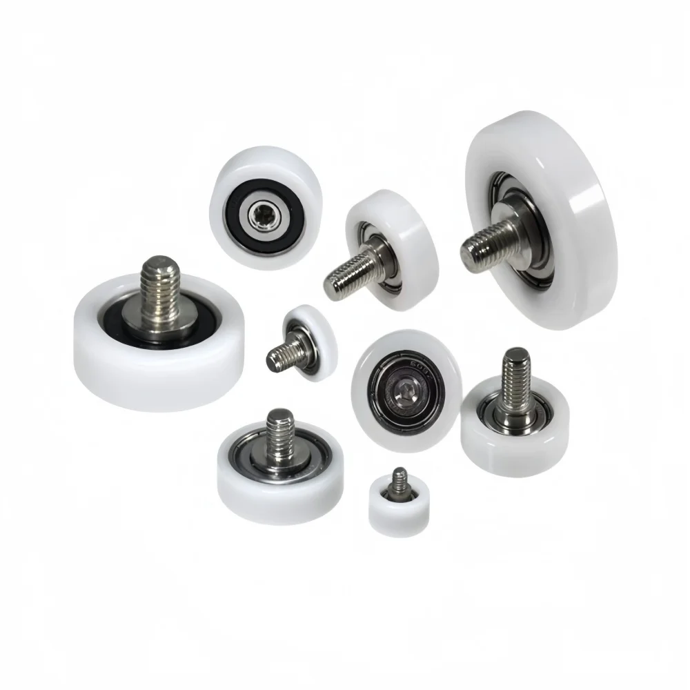 Outer diameter 10-21mm, high-speed wear-resistant POM plastic coated bearings, screw bearings, plastic rollers