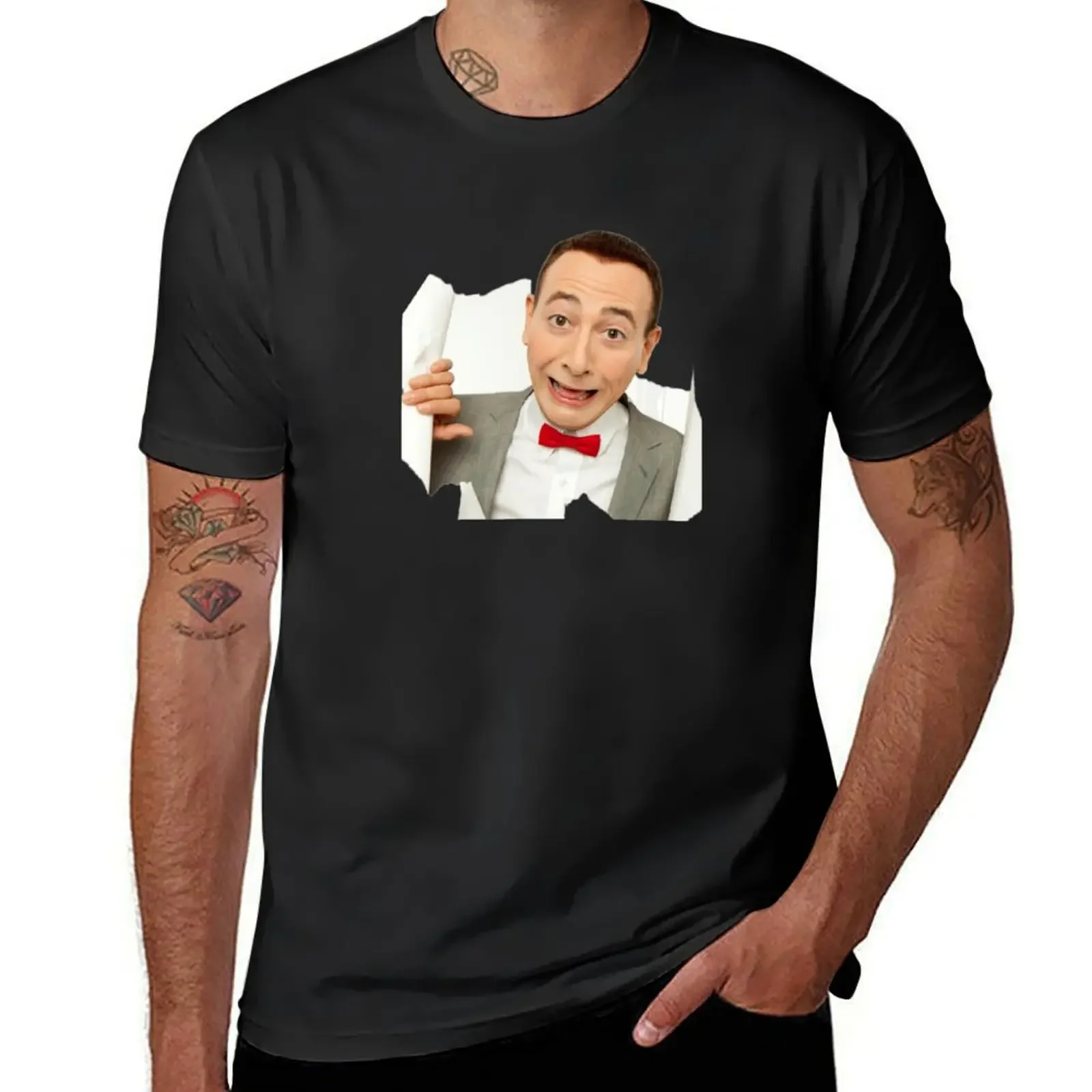 

Pee Wee Herman T-Shirt graphic tee shirt oversized men clothes