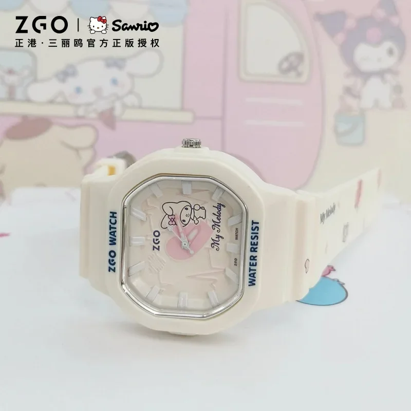 Sanrio Women Watches Hello Kitty Wristwatch Cinnamoroll Ladies Watch Sale Dropshipping Kuromi Birthdays Gifts Water Resistant