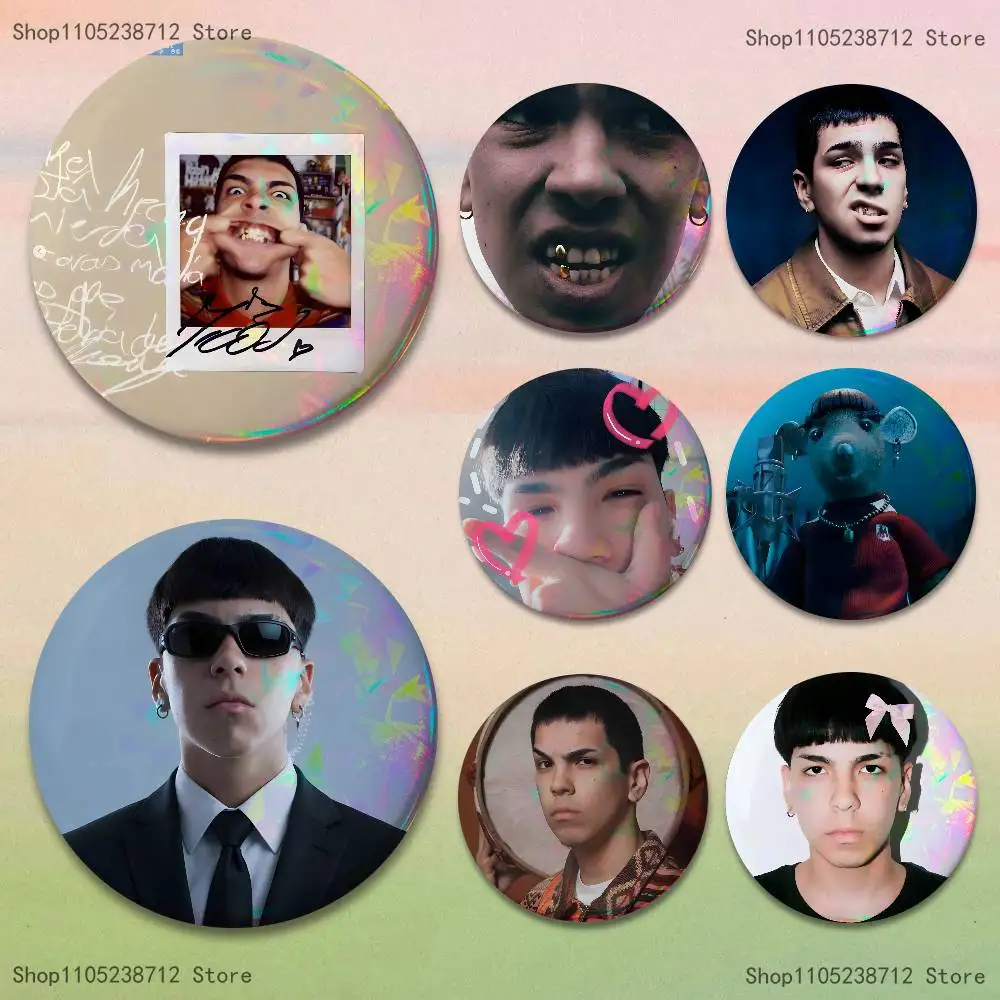 2026 Singer M-Milo J  Live Tiny Desk Pins Backpack Clothes Jewelry Accessories Round Brooch Button Badge Fans Collection Gifts