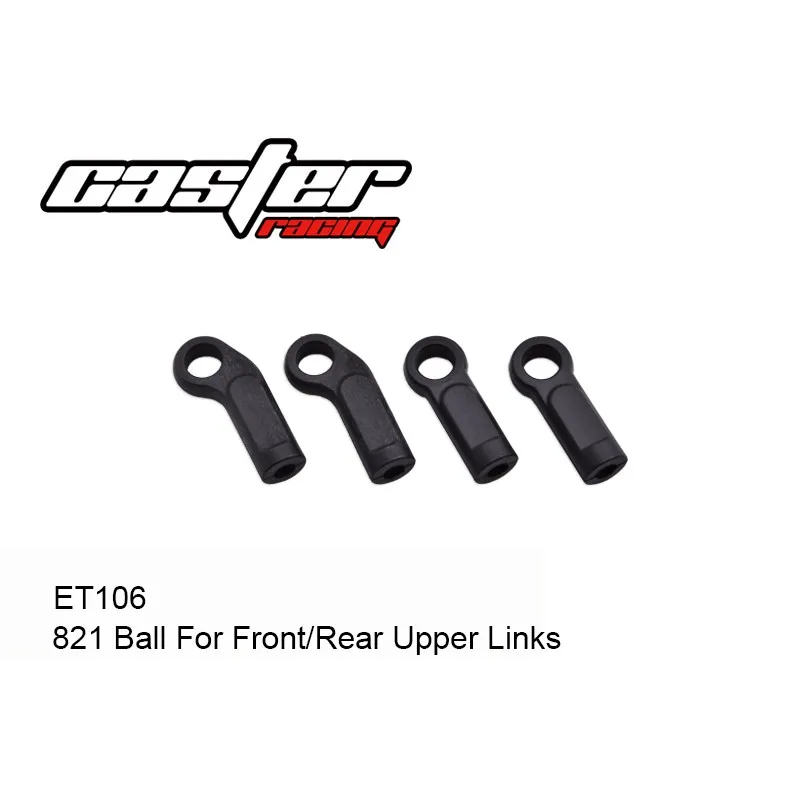 Original Caster Racing ET017 ET106 821 Ball For Front/Rear Upper Links Professional Rc Part