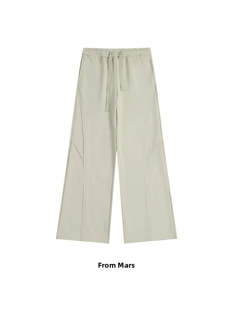 

Свободные повседневные однотонные простые спортивные брюки для пар от Youth Vitali Sle, осенние свободные длинные брюки