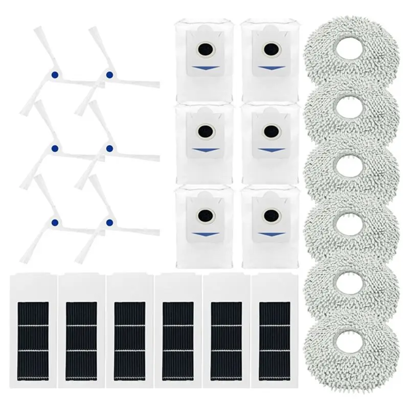 

A19Q-Для Ecovacs Deebot X2 / X2 Pro / X2 Omni Робот-пылесос Боковая щетка Hepa-фильтр Швабра Мешок для пыли Запасная часть