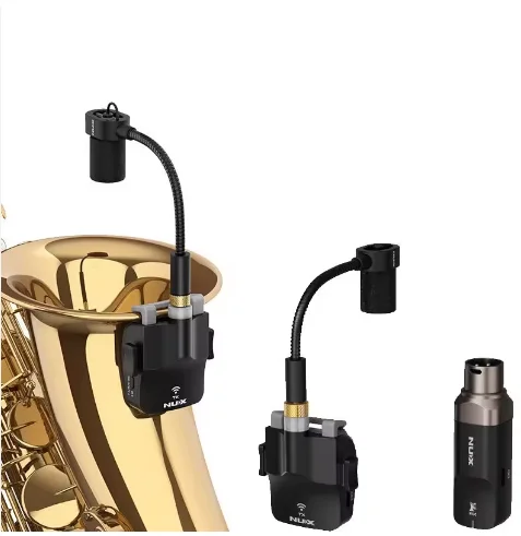 

B-6 Saxophone And Wind Wireless Microphone Transmitter And Receiver System NUX Sax Mic