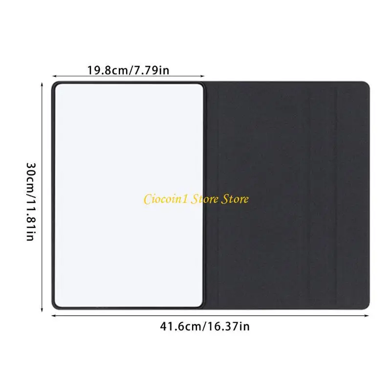 A3PC Máy tính trắng trên máy tính để bàn trắng động với bảng viết mặt có thể gập lại để ghi chú và lập kế hoạch