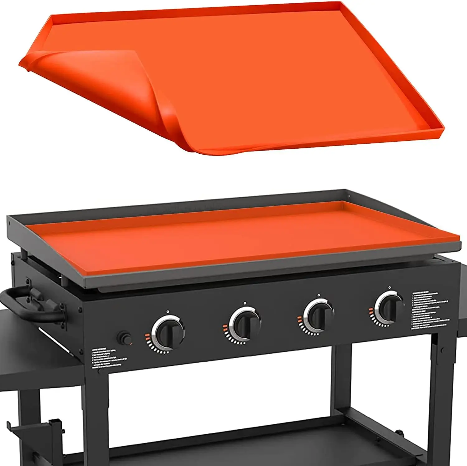 Silicone Griddle Mat for 17/36 Inch Grill Heavy Duty Food Grade Silicone Griddle Cover Oven Mat Baking Tray Protective Pad
