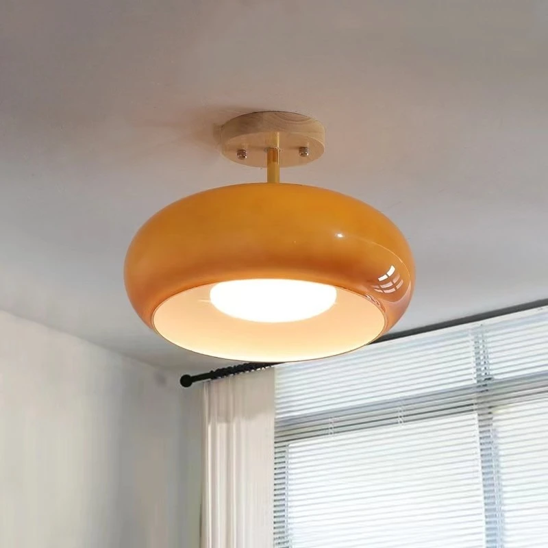 Creative Minimalist Middle-aged LEDceiling Lights Balcony Aisle Ceiling Lamp Japanese Wabi-sabi Style Homestay Restaurant Lamp